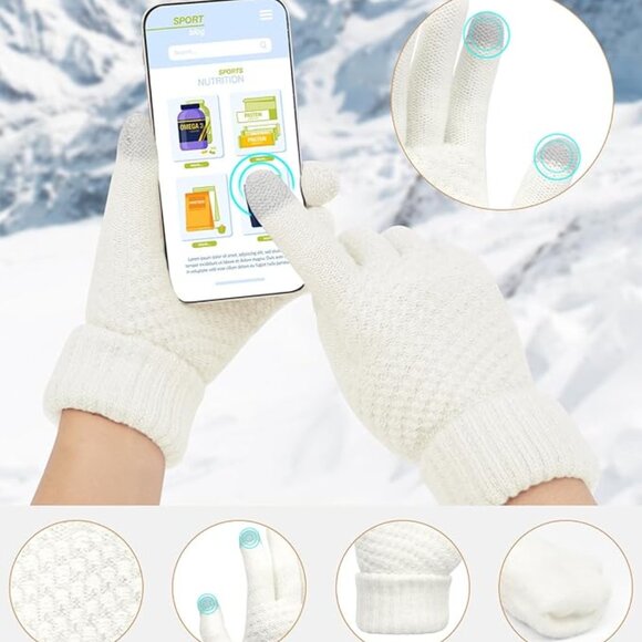 Winter Foldable Warm Ear Muffs + Gloves main image 6